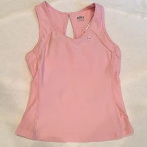 Pink Nike Athletic Top w/ Built-In Bra